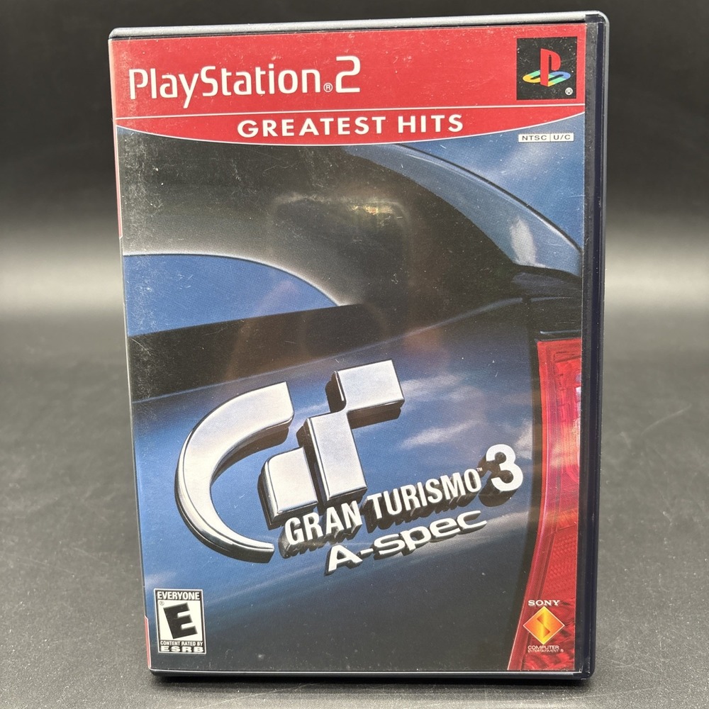 Gran Turismo 3 A-spec Grand (PlayStation 2, 2002) PS2 Complete Greatest Hits
